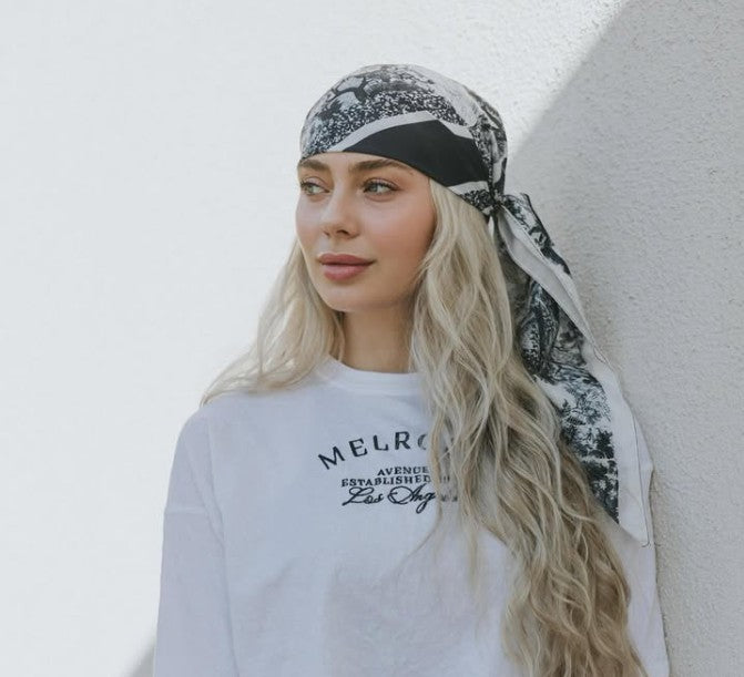 Wild Toile Head Scarf