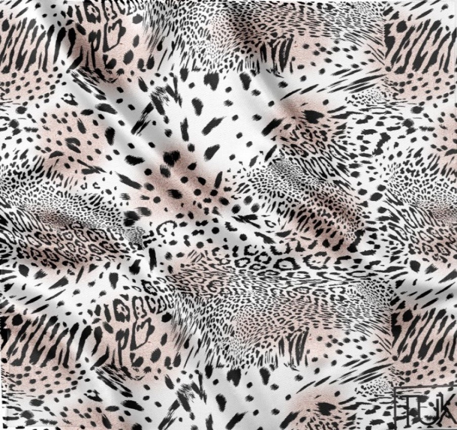 Abstract Leopard Silk