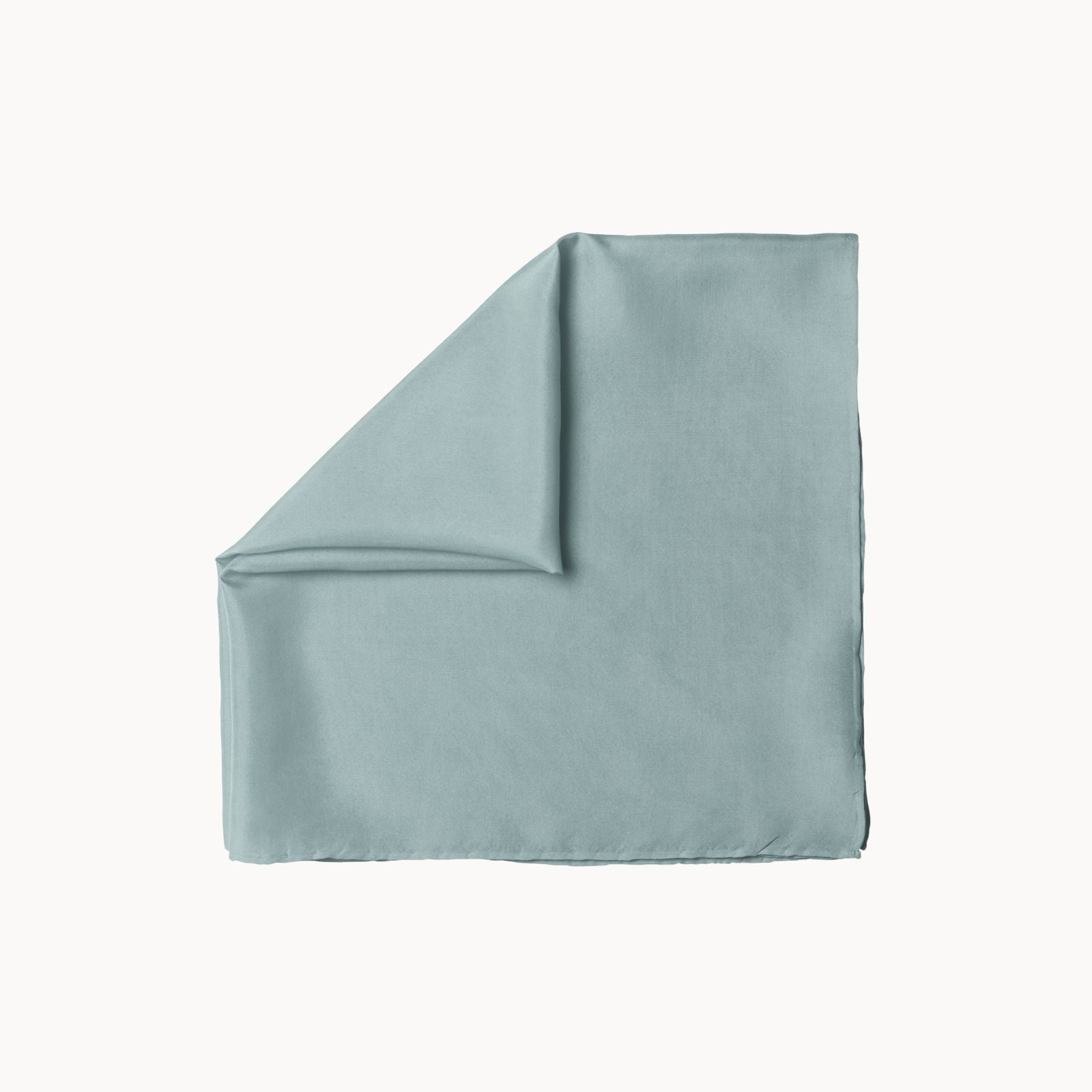 Cloud Nine solid sage green headscarf in soft lightweight fabric, minimalist unisex accessory for everyday or formal wear