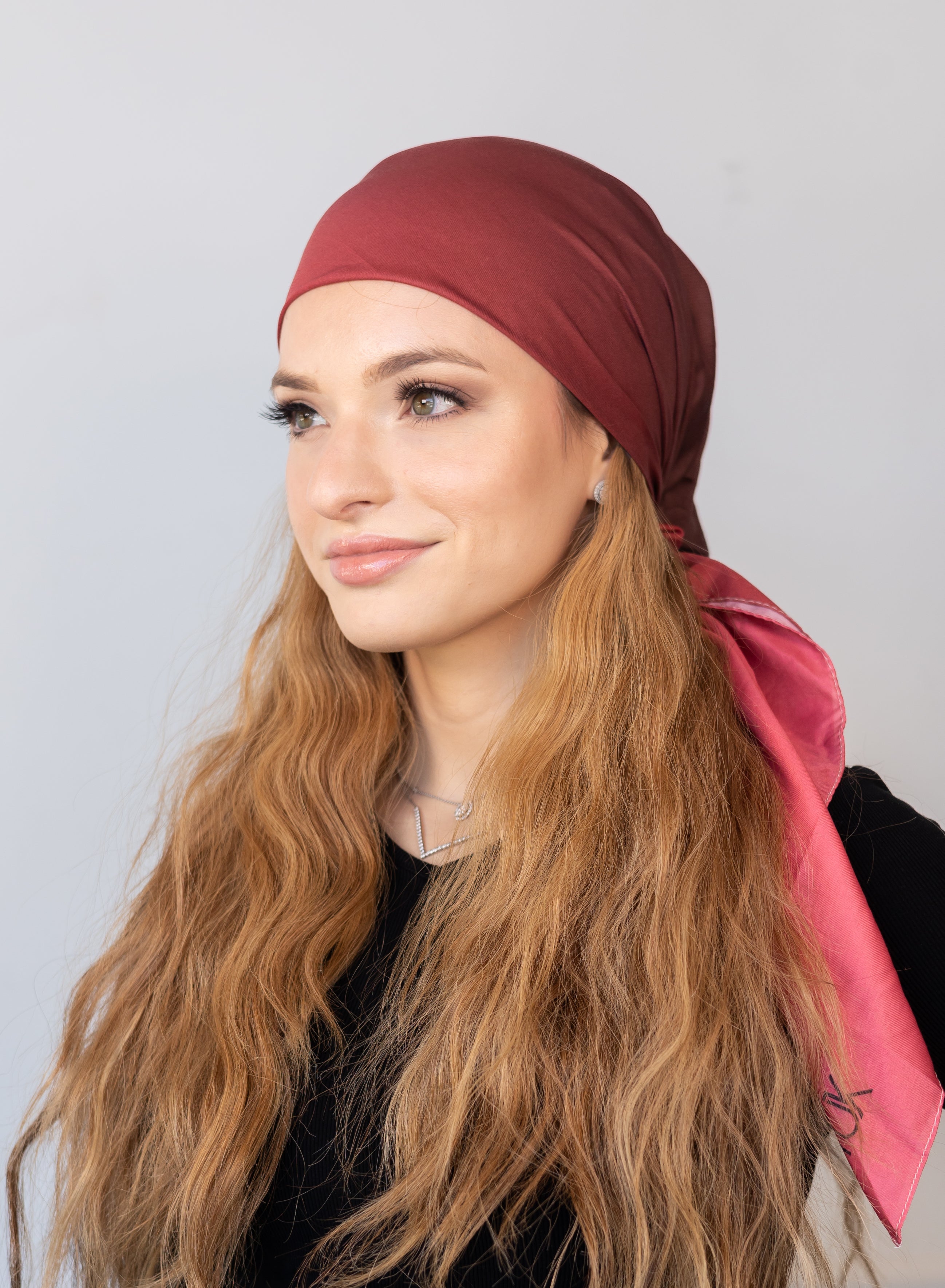 Berry Ombre Head Scarf