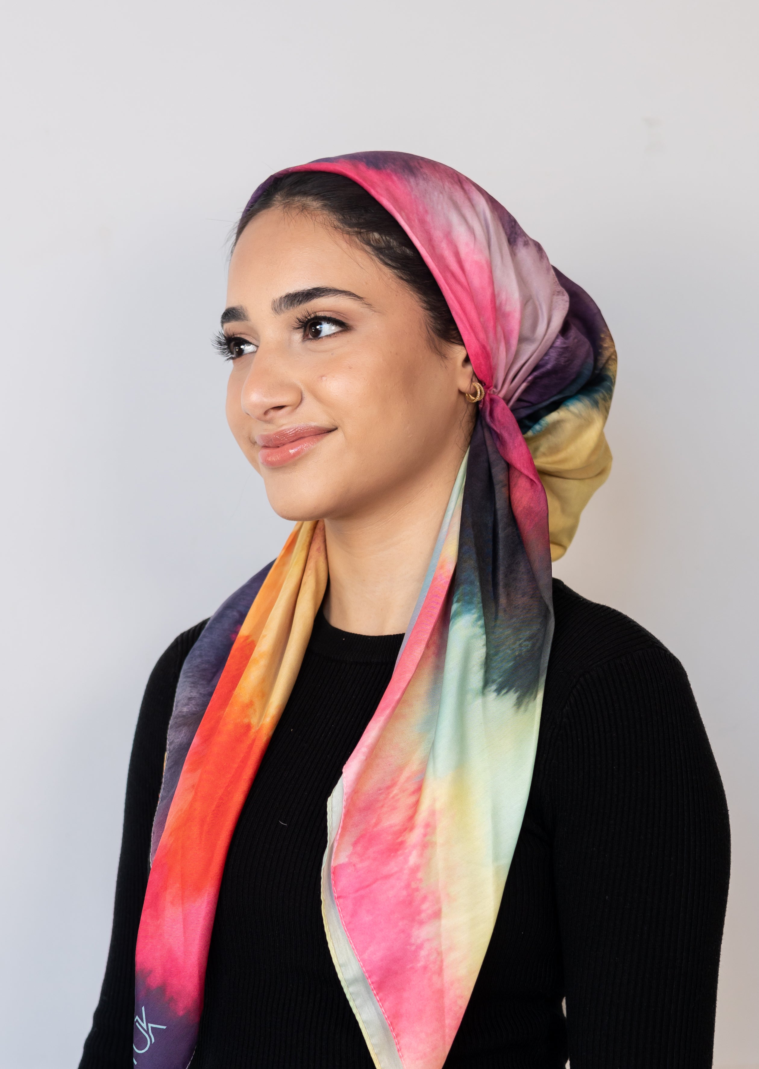 Vibrant Storm Head Scarf