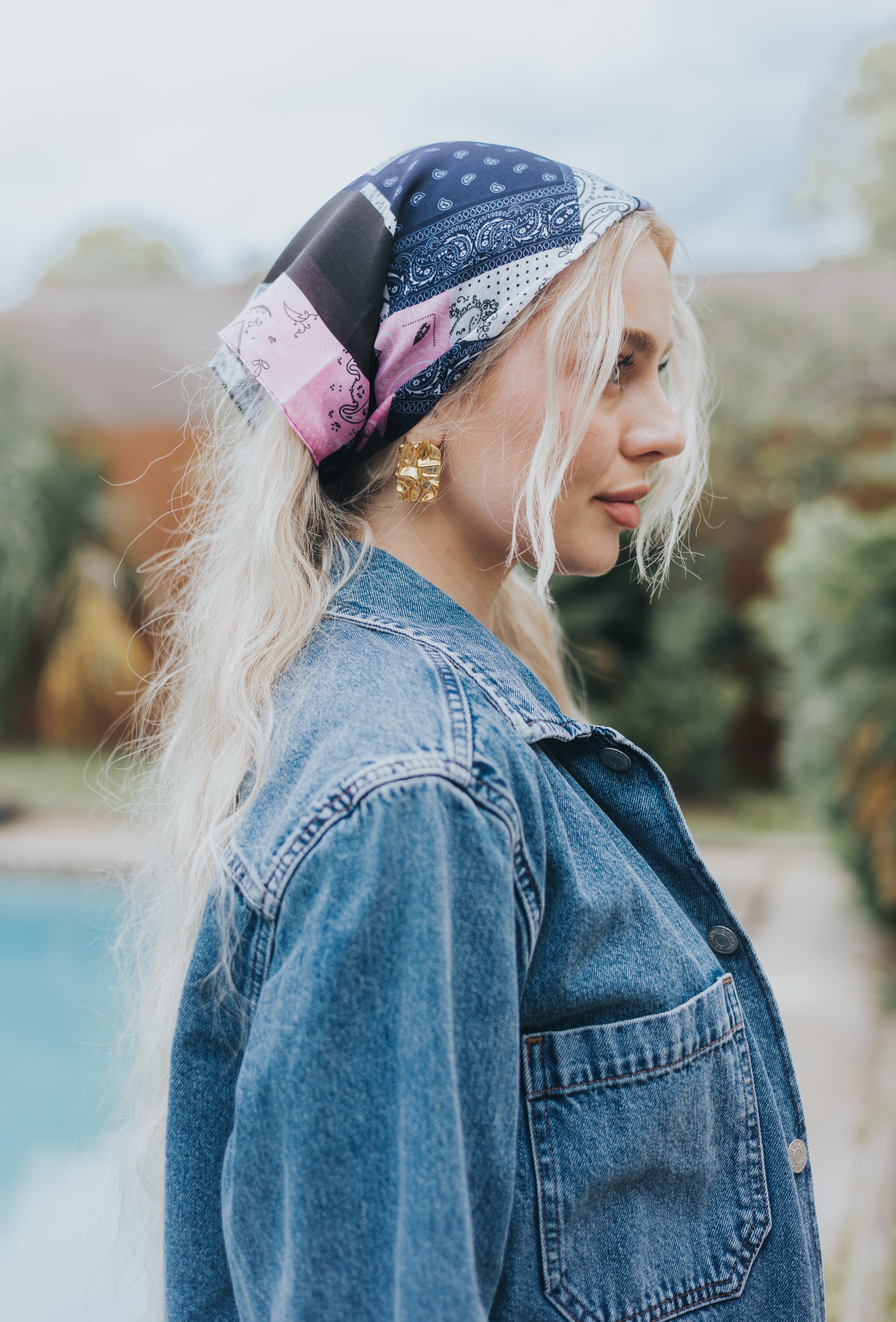 Patchwork Poise Bandana