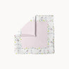 Framed in Florals Blush headscarf with soft blush pink center and dainty floral border, lightweight spring accessory for women