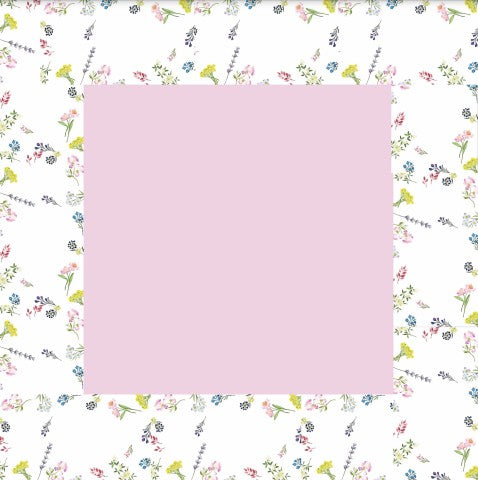 Framed in Florals Blush Head Scarf
