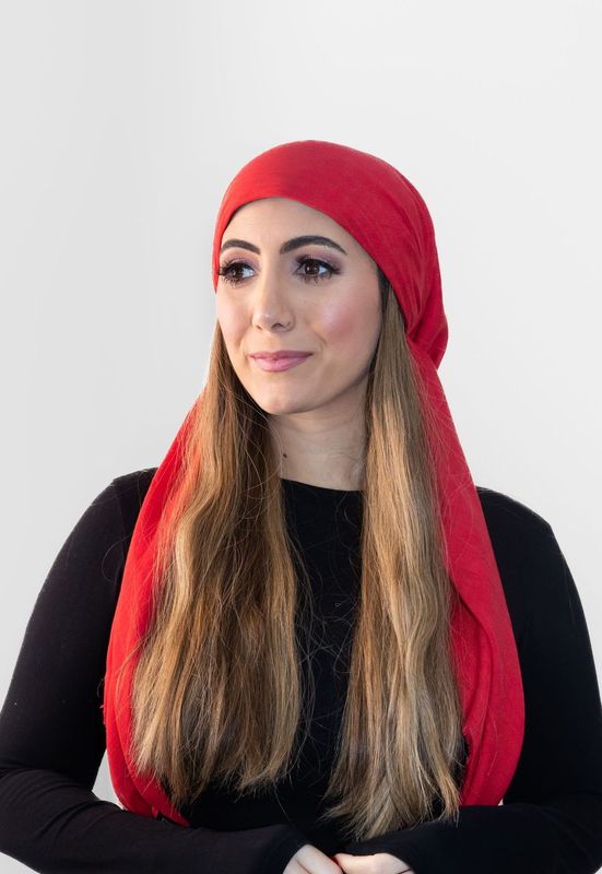 Strawberry Solid Fringe Head Scarf