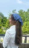 Made from gently faded denim and accented with a subtle heart motif, this versatile piece adds a touch of love to your everyday look—perfect as a headband or neck accessory.