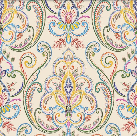 Paisley Whirl Head Scarf