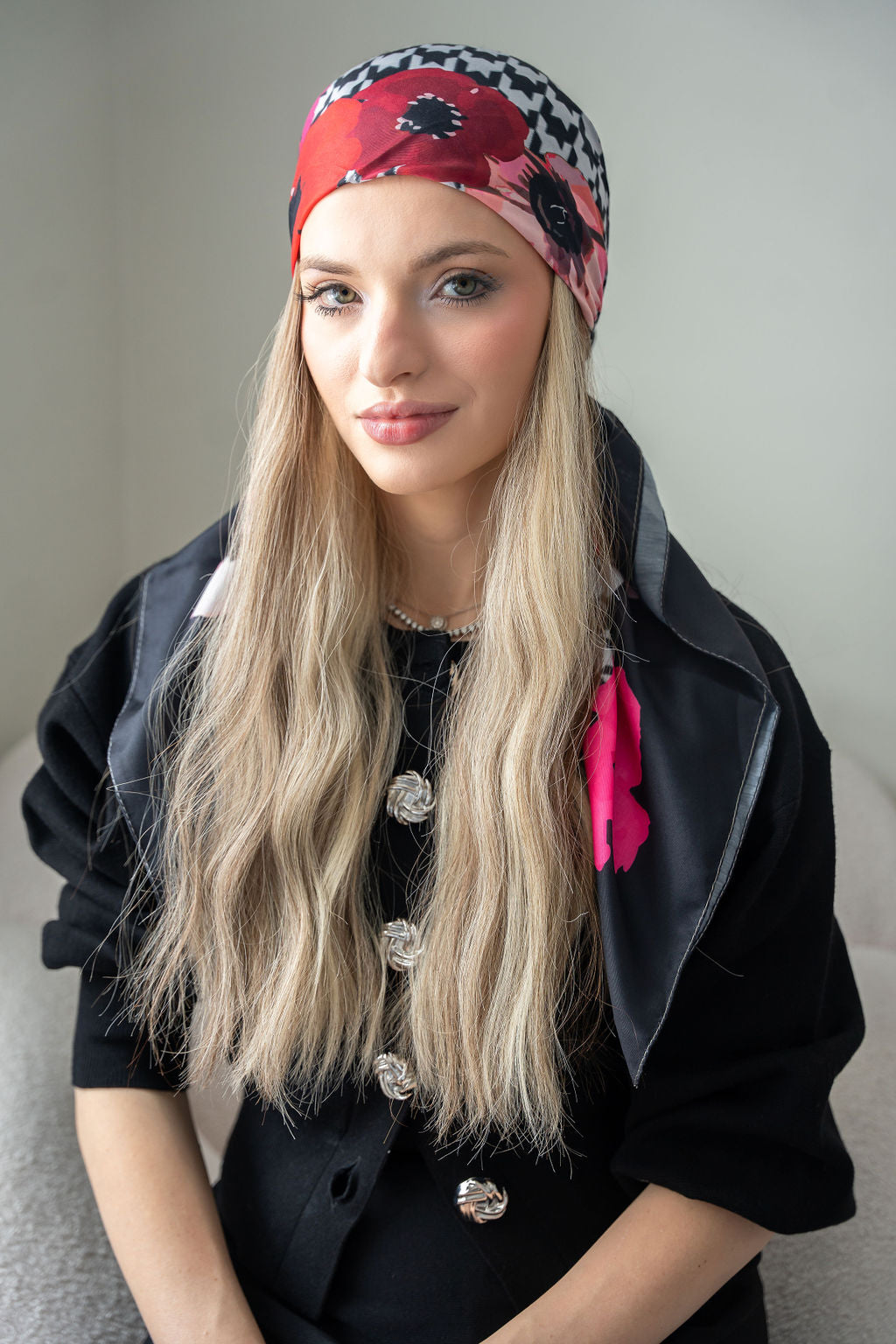 Rose Rêverie Head Scarf