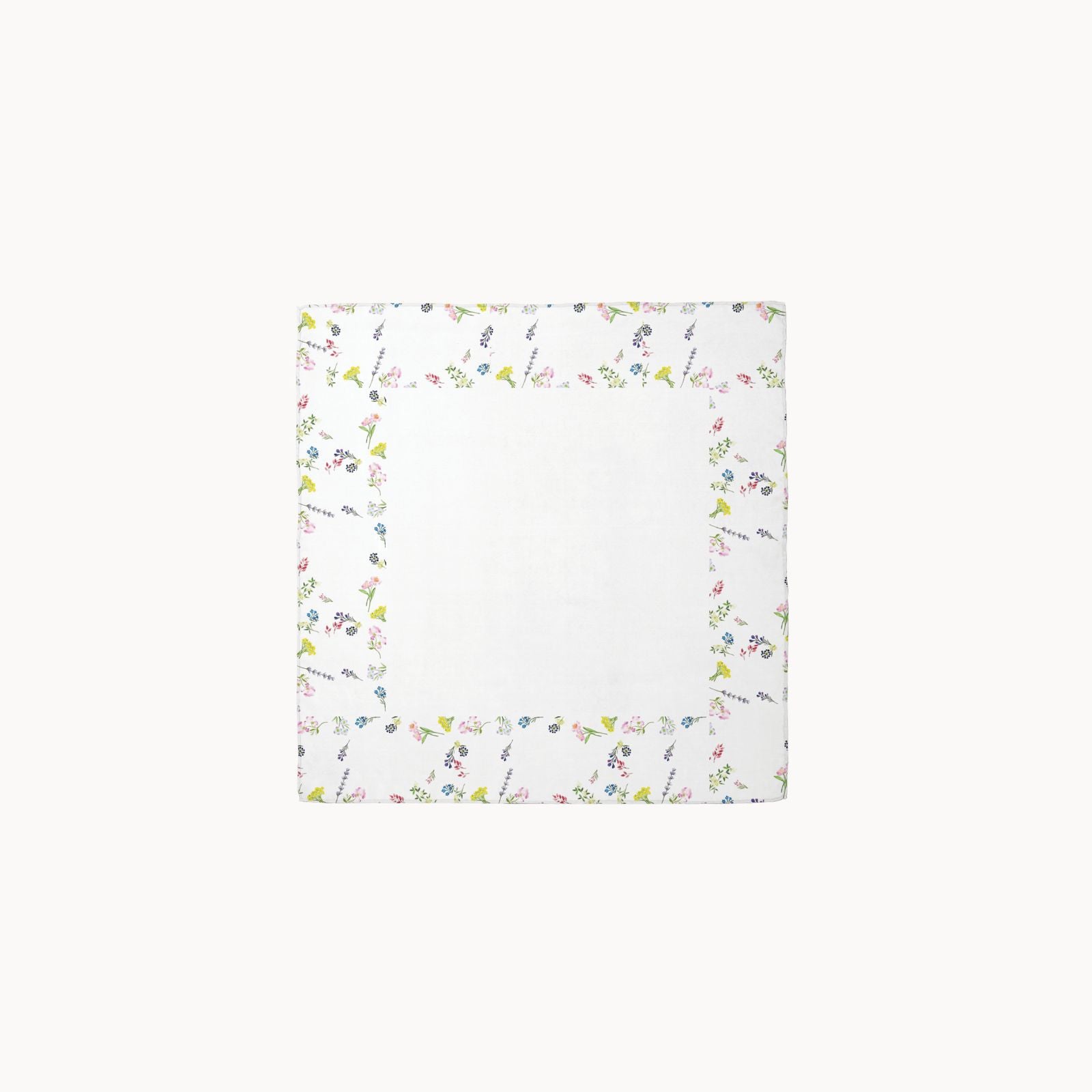 Framed in Florals White Bandana