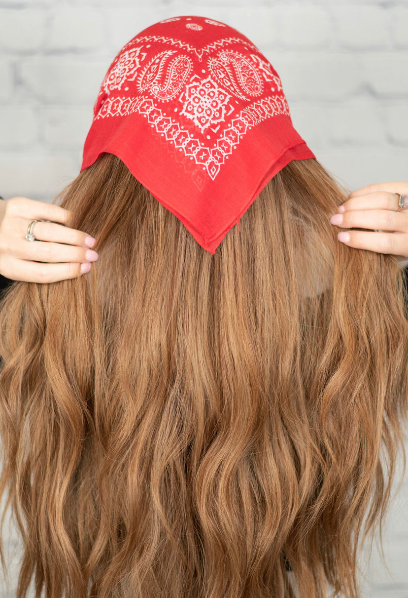 Red Bandana (smaller scarf) – Tie Ur Knot